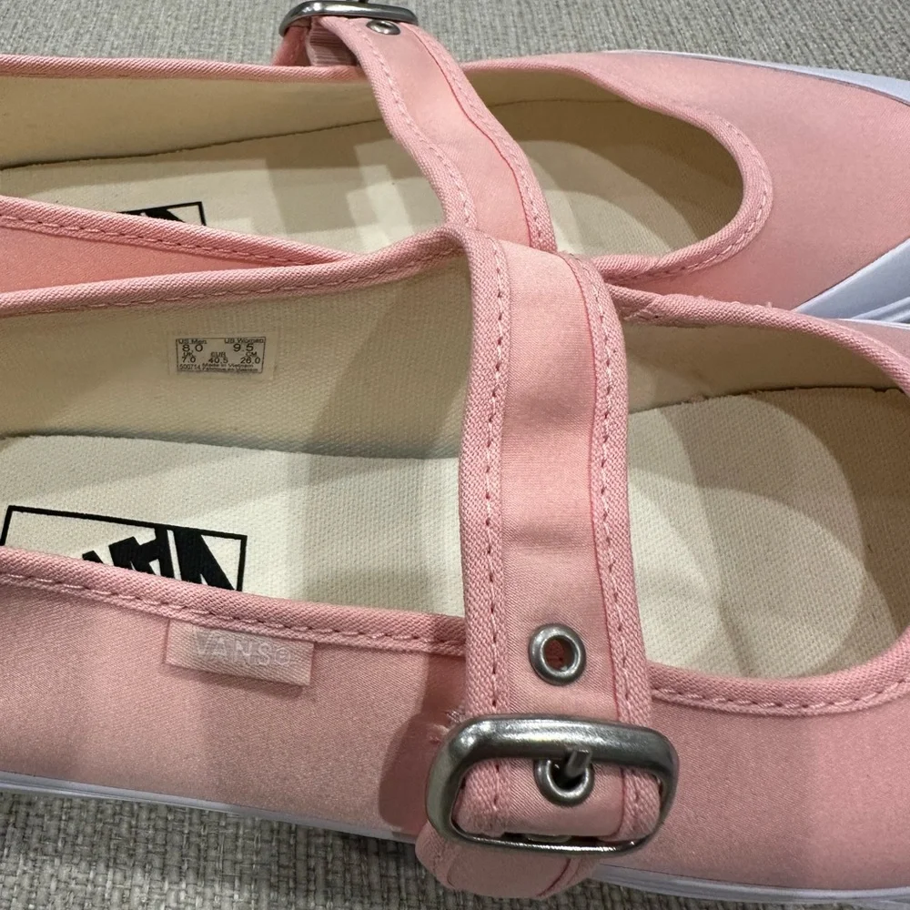 Vans Pink Mary Jane Sneakers - Picture 7 of 9